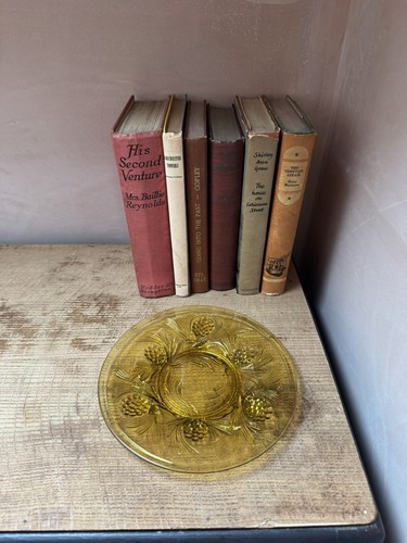 1930s jobling amber - jobling, glass