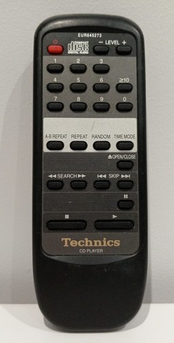 Technics eur645273 remote - technics,