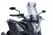 PUIG TOURING FAIRING - VISOR FOR HONDA NC700X 2013 LIGHT SMOKE