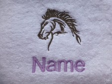 Personalised BABY HOODED BATH