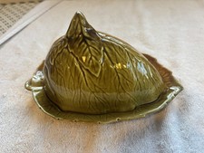 Vintage Royal Winton Grimwades Leaf Butter Dish- Made in England. 
