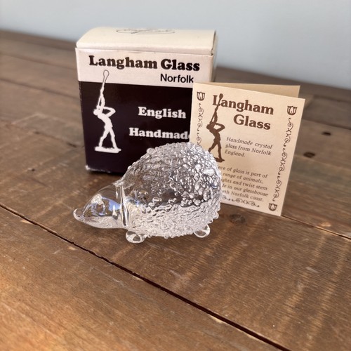 Langham glass hand blown - glass,