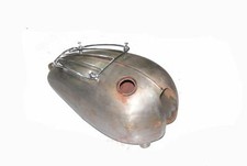 Fits For Triumph T120r Tr6 650cc Raw Fuel Tank with Grill Rack 2.5 Gal