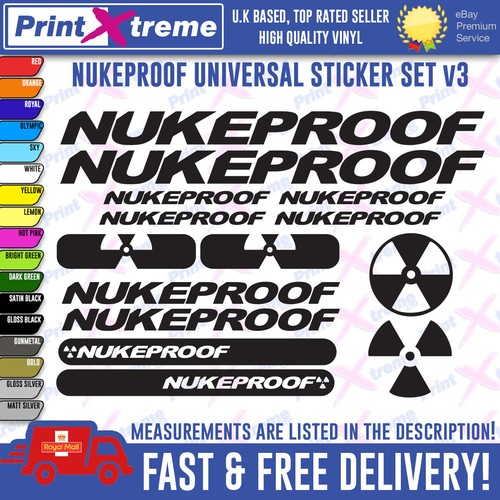 Nukeproof bike decal stickers - decal,