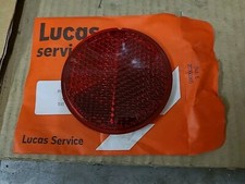 Genuine NOS Lucas 3158 2515 Grade Commercial Vehicle Red 3" Reflector, 575863