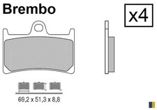 Brembo SA front brake pads for