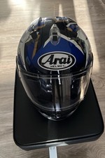 MEDIUM 57-58 CM ARAI RX7-V EVO MAVERICK STAR MOTORCYCLE RACE HELMET