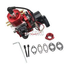 CNC 32cc Marine Engine Red