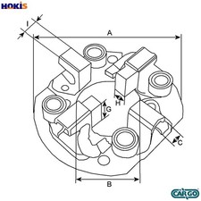 HOLDER CARBON BRUSHES F 032