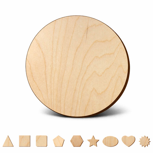 2cm wooden shape tag craft - wooden,