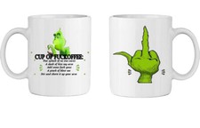 Grinch cup ckoffee - cup, f*ckoffee