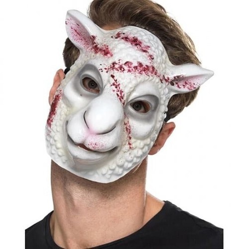 Bloody sheep mask - bloody, scary