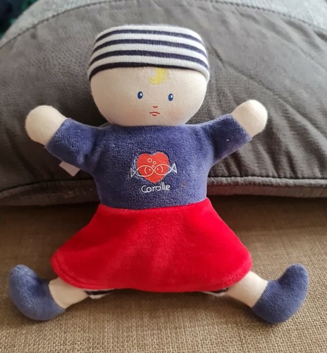 Genuine corolle rattle plush - genuine,