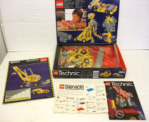 1989 vintage lego technic 8054 - vintage,