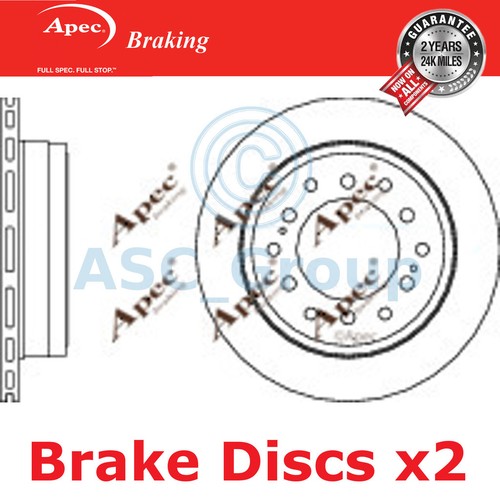 Apec braking 312mm vented - 2x,