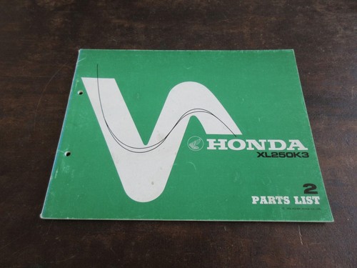 Honda xl250k3 1977 - honda, list
