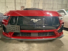 Front Bumper Tow Hook License Plate Mount Bracket For Ford Mustang GT 2024-2025