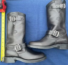 Woman’s Chippewa Black Engineer Boots Size 6 - 1901W14 - Nearly New!