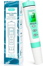 4-in-1 pH Meter Tester TDS EC Temperature for Pools Drinking Water Aquariums etc