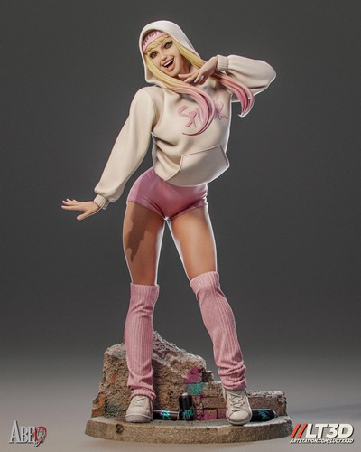 Gwen stacy spiderman abe3d - -,