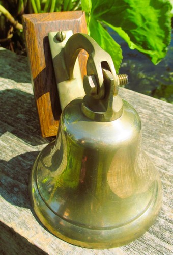 Brass door dinner bell hanging - dinner,