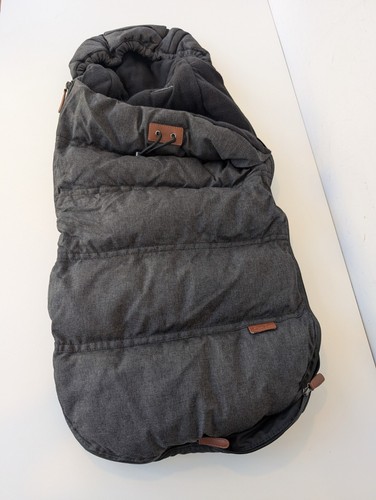 Silver cross wave footmuff - silver,