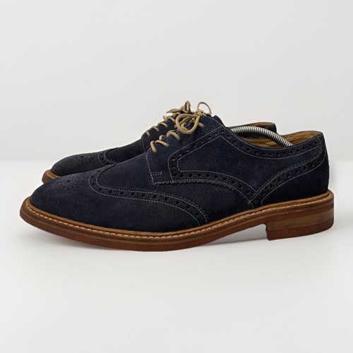 Loake leamington navy suede - loake,