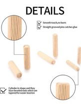 **BUY 1 GET 1 FREE***wooden dowel rods 63pcs 3 Sizes