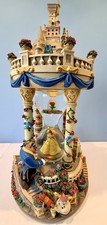 Disney exclusive Beauty And The Beast Hourglass Snowglobe Music Light Up Exc Ret
