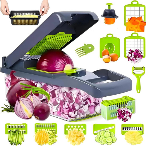 Vegetable slicer - 16-in-1,