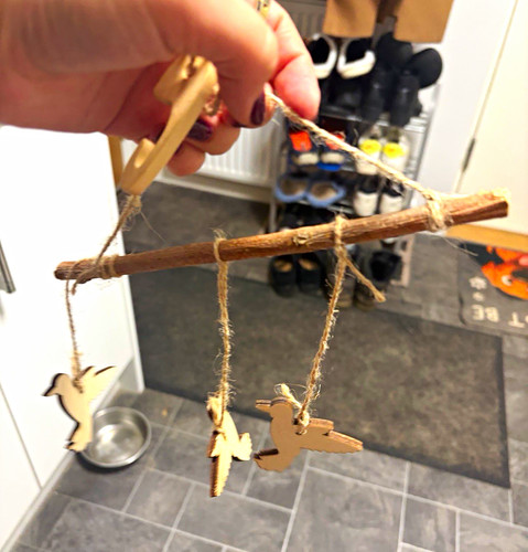 Bird hanging mobile - bird,