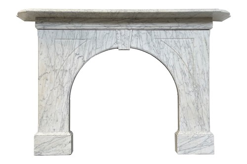 Antique marble fireplace