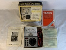 Vintage Micronta  25 Range Multitester 22-202B w/ Original Tandy Receipt 1980