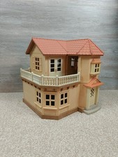 Sylvanian Family Willow Hall House 1986 Calico Critters Vintage With Furniture