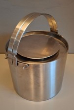 Stelton / Lauffer Arne Jacobsen Cylinda Line Ice Bucket – Vintage Danish Modern