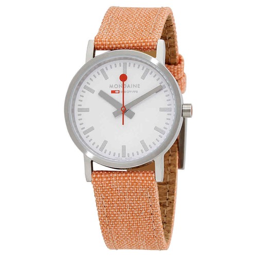 Mondaine quartz white dial - white,
