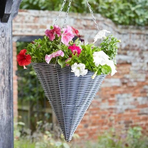 Garden hanging basket cone - hanging,