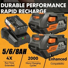 8.0AH Battery / UK Charger For