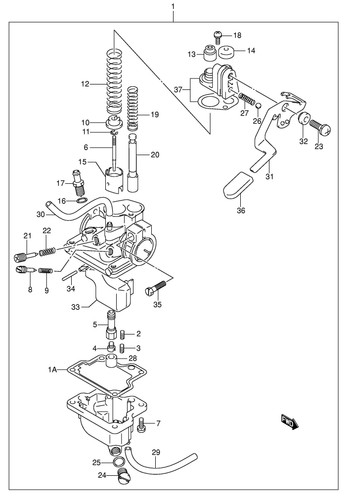 Suzuki genuine atv gasket - genuine,
