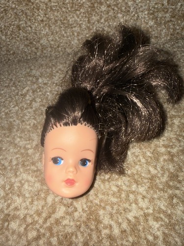 Sindy doll dark hair head - sindy, only