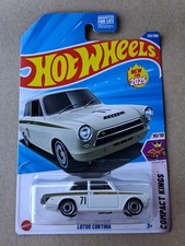 Hot Wheels 2025 Case L/M Lotus Cortina Compact Kings White