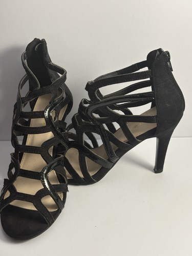 Women black strappy cage - women’s,