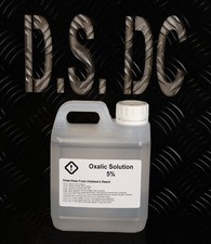 Oxalic Solution 5% or 9.95% Wood Bleach Decking Cleaner Rust Stain Remover