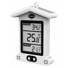 Digital Max Min Greenhouse Thermometer Garden Weatherproof Indoor Outdoor