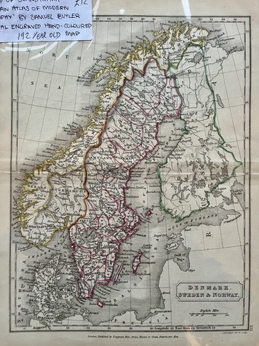 Antique 1831 map - map, of
