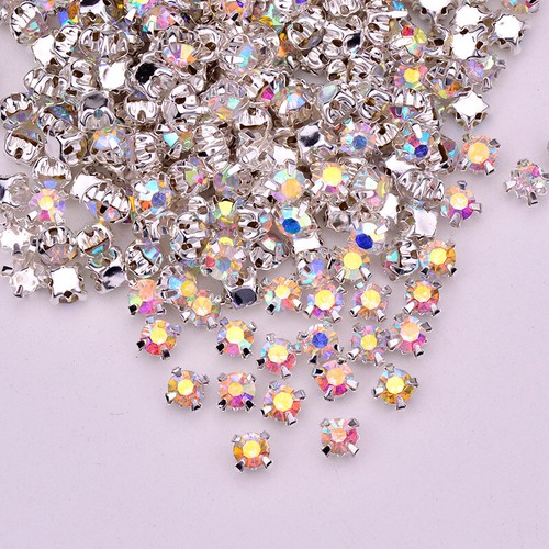 288pcs sew crystal - 288pcs, glass