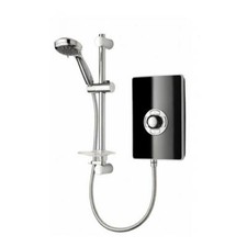 Triton Aspirante Electric 8.5kW Shower & Kit Black Gloss - ASP08GSBLK