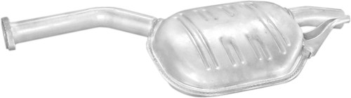 Center muffler exhaust - exhaust, for