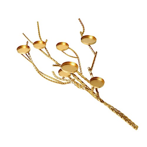Feet gold metal manzanita - gold,