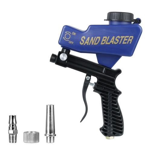 Gravity feed sand - gravity, blaster